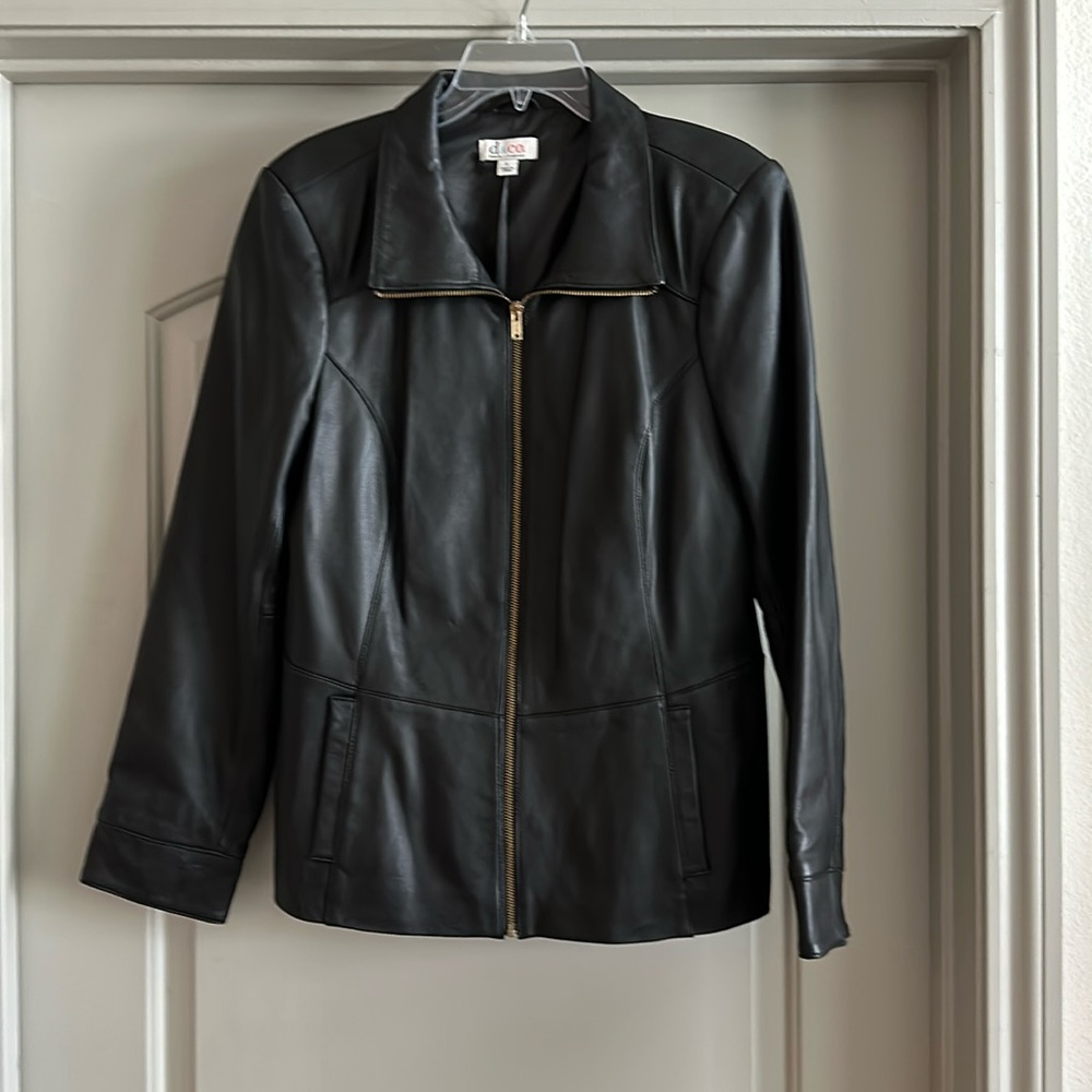 D & CO. DENIM & COMPANY Leather Jacket